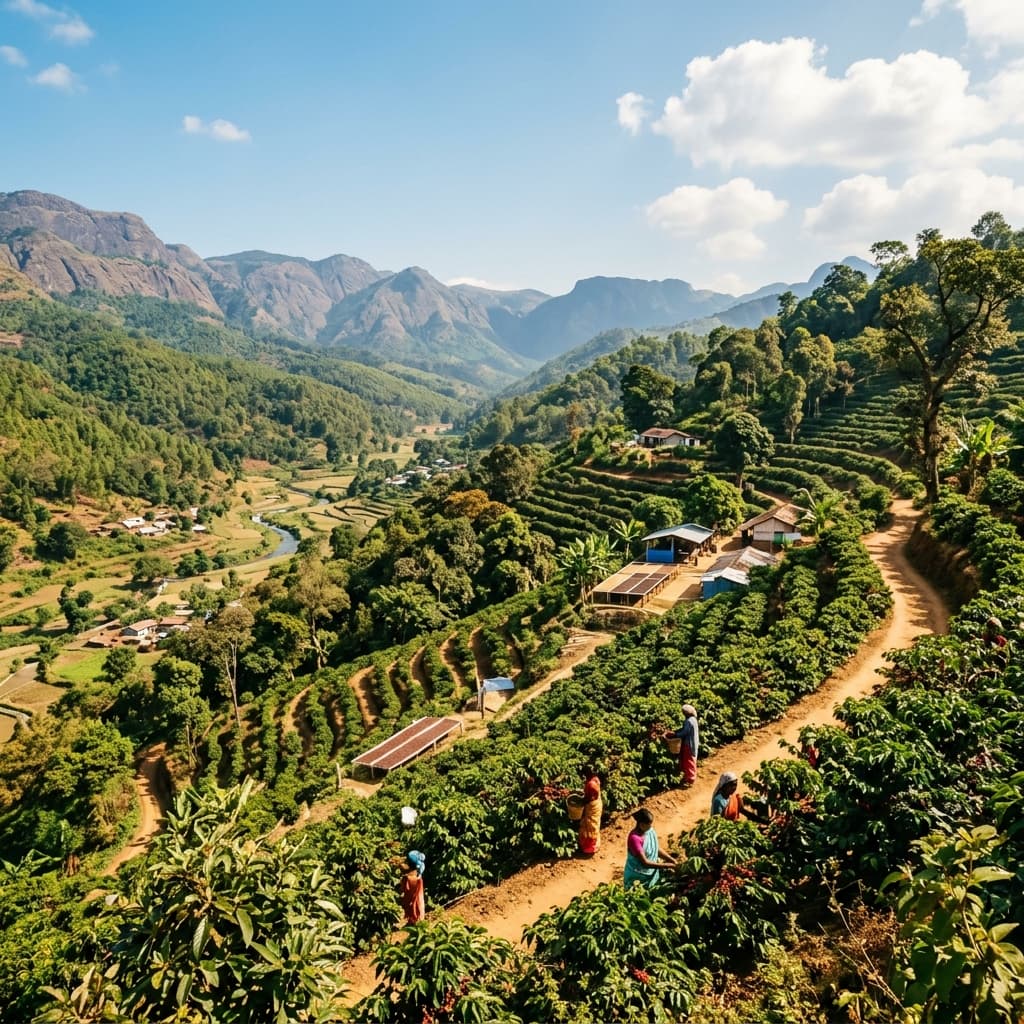 Eastern Ghats Araku Valley Coffee Farm